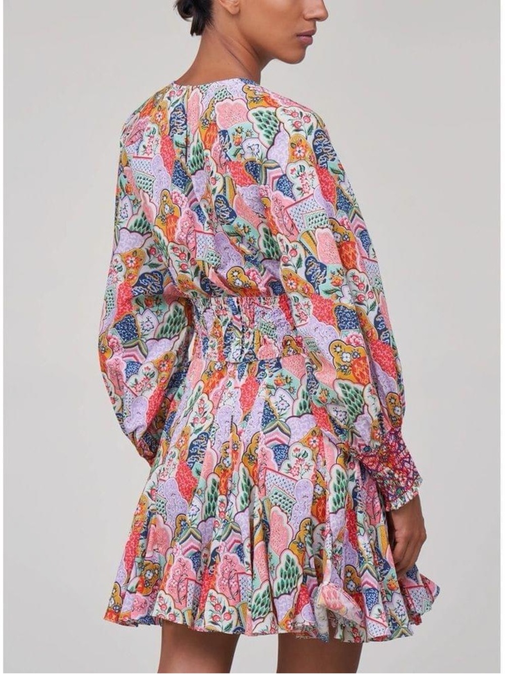 Rhode Olivia Floral Cotton Mini Dress XS - Picture 4 of 17